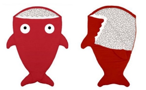 可愛(ài)的鯊魚(yú)嬰兒睡袋