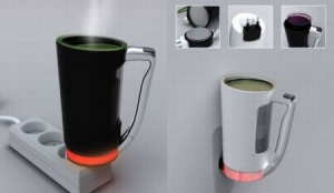 加熱茶杯