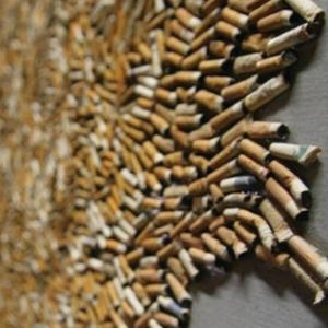 煙蒂藝術(shù)展