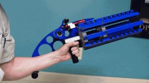 橡皮筋彈射槍
