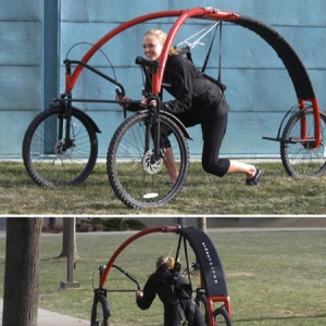 古怪的三輪飛行車